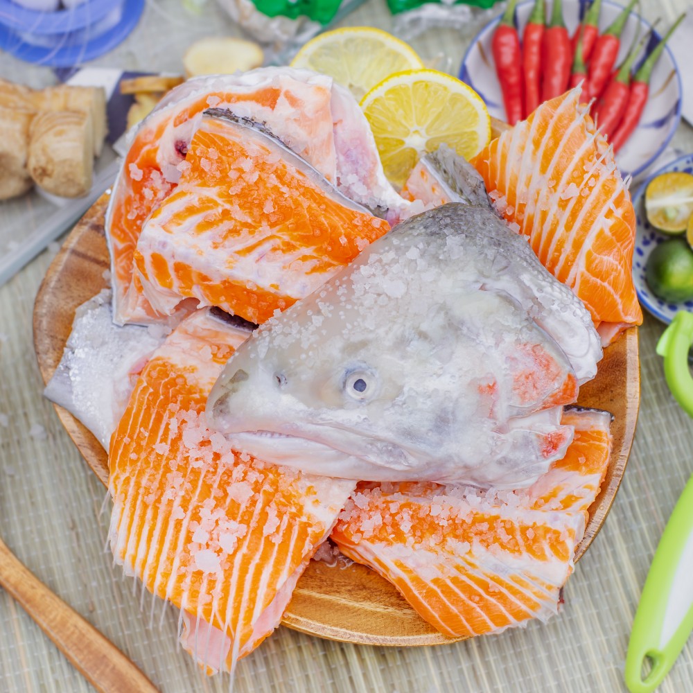 Promotion Salmon Trout Head and Bones Tankfully Fresh